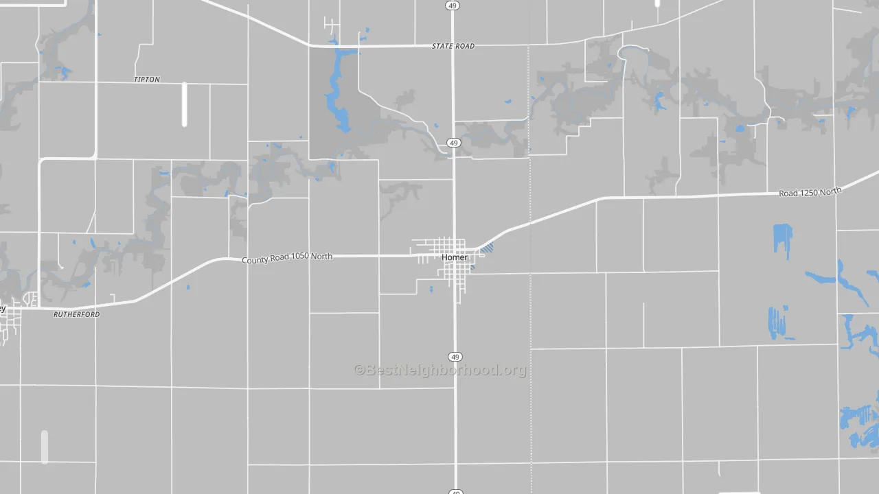 Transit Grade map of Homer, IL
