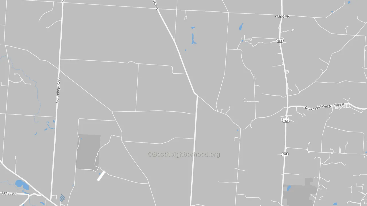 Transit Grade map of Homer, OH