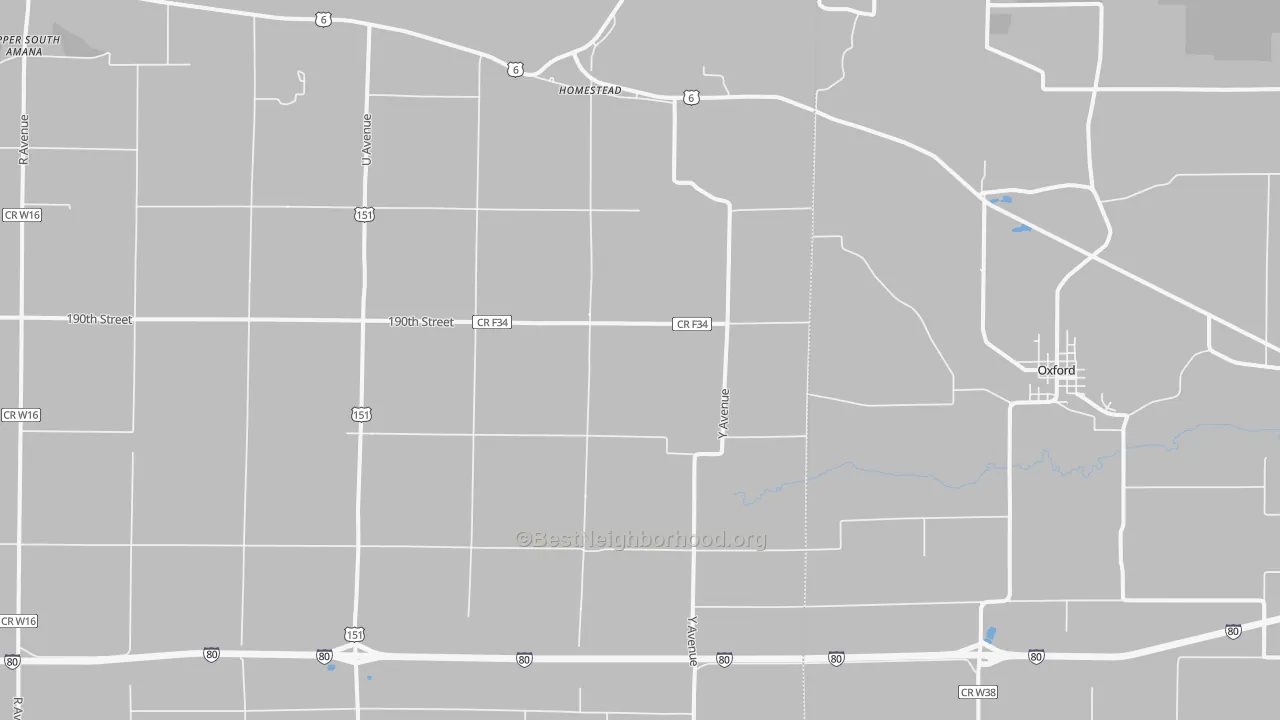Transit Grade map of Homestead, IA