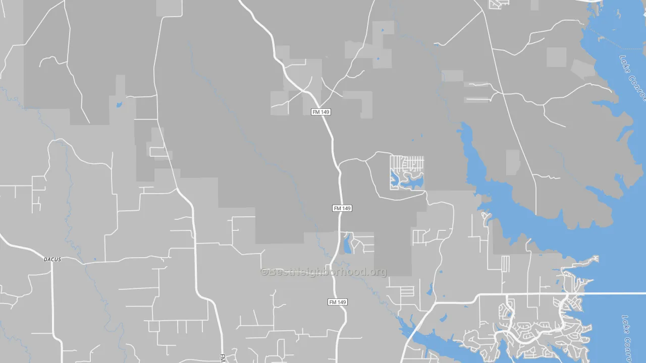 Transit Grade map of Honea, TX