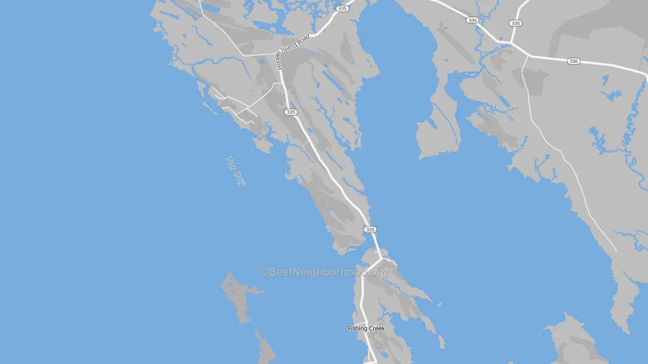 Transit Grade map of Honga, MD