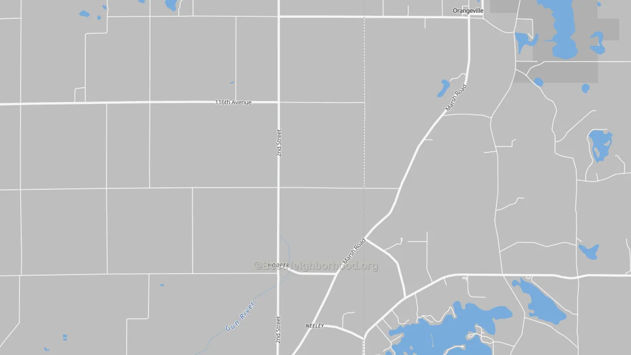 Transit Grade map of Hooper, MI