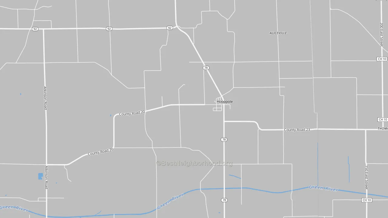 Transit Grade map of Hooppole, IL