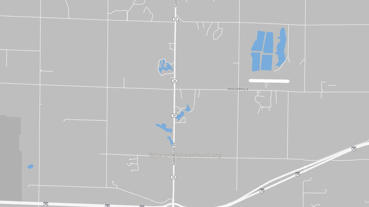 Transit Grade map of Hoosierville, IN