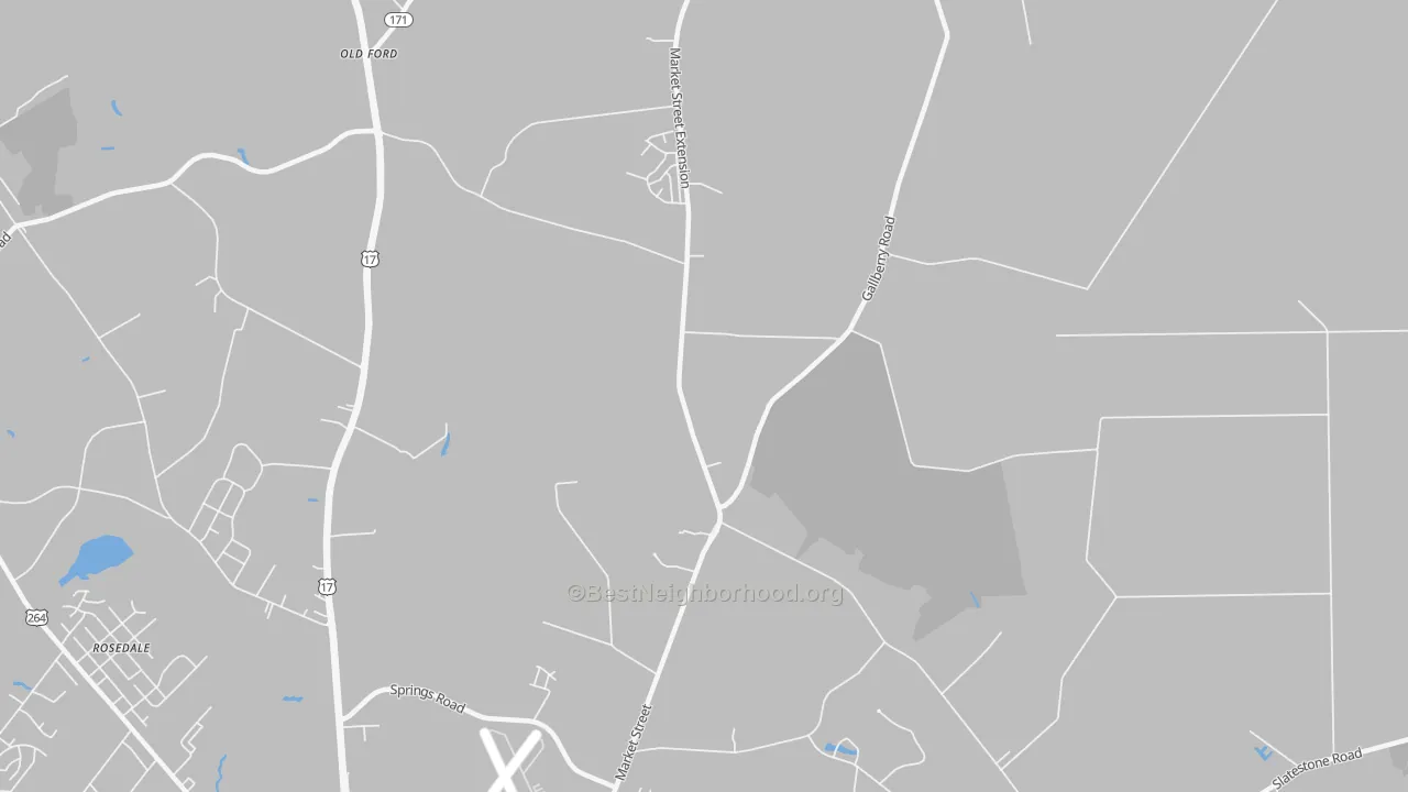 Transit Grade map of Hootentown, NC