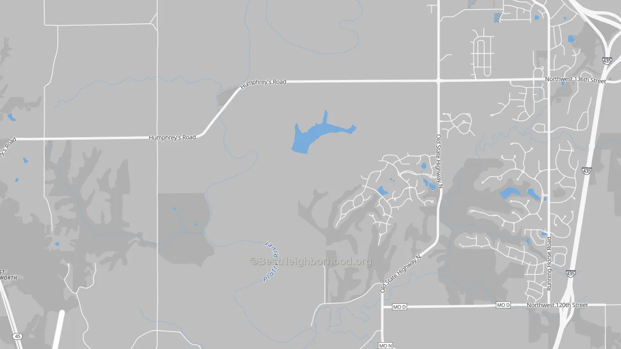 Transit Grade map of Hoover, MO
