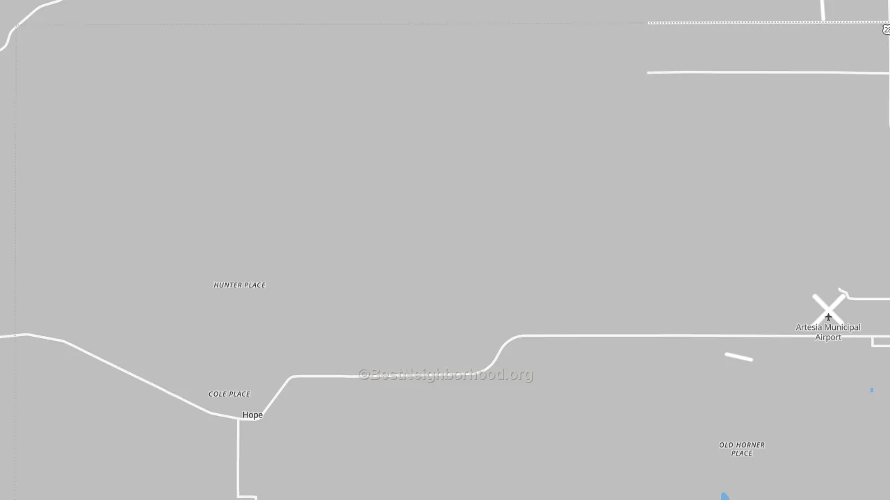 Transit Grade map of Hope, NM