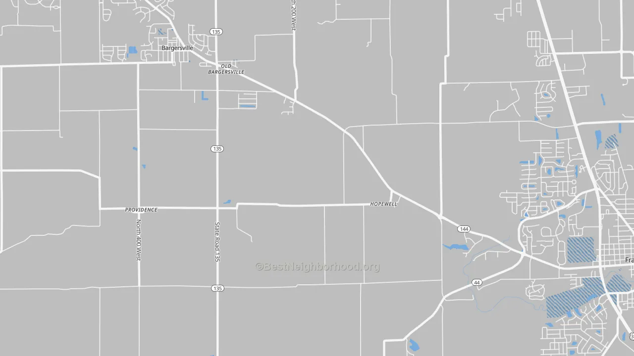 Transit Grade map of Hopewell, IN
