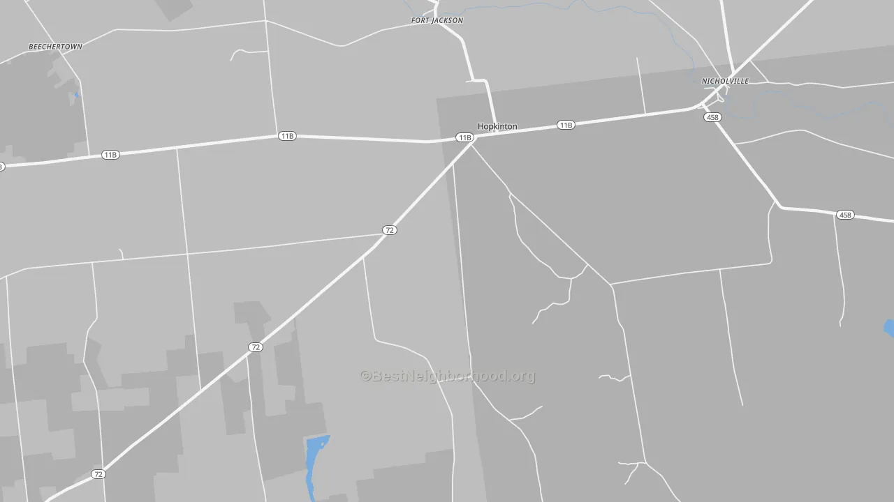 Transit Grade map of Hopkinton, NY