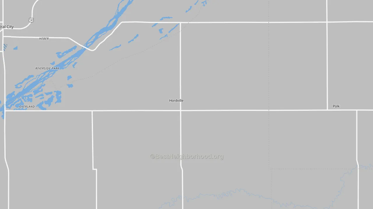 Transit Grade map of Hordville, NE