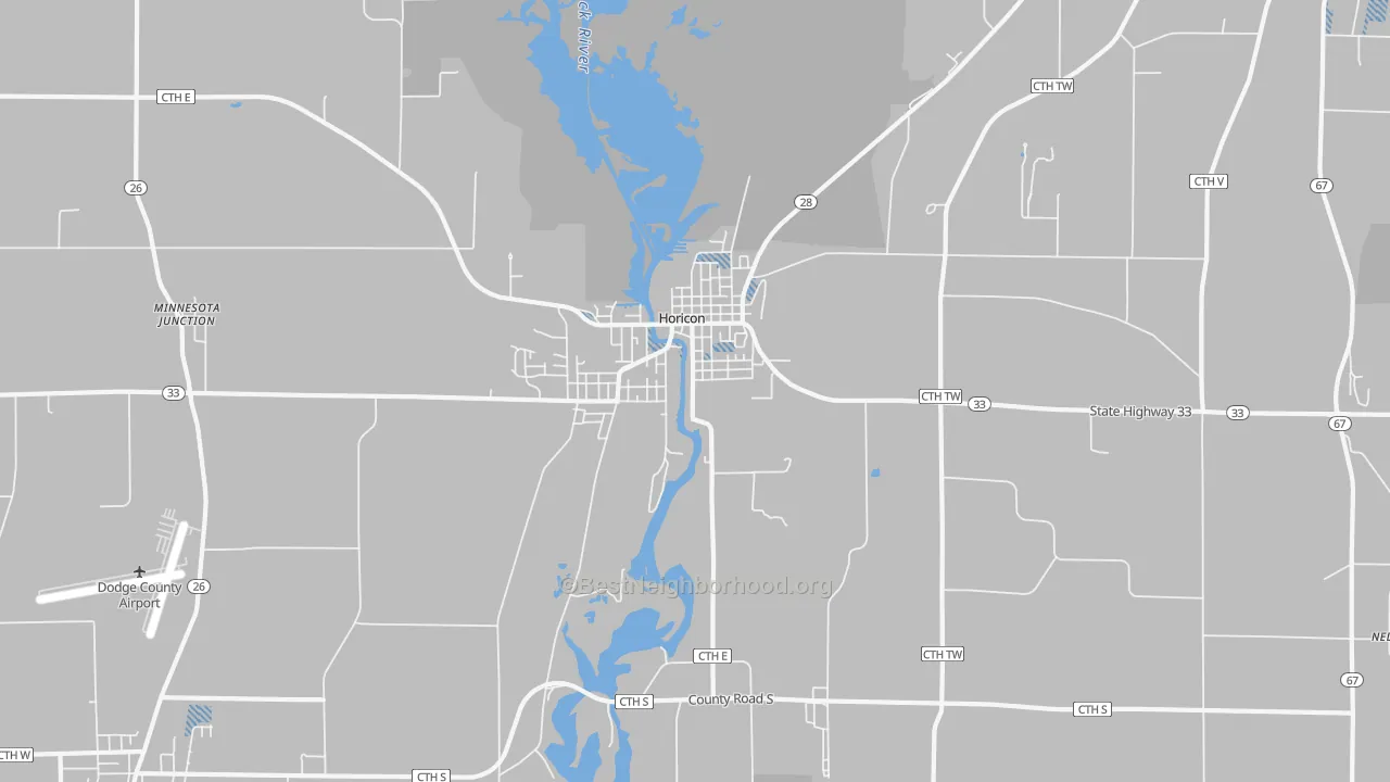 Transit Grade map of Horicon, WI