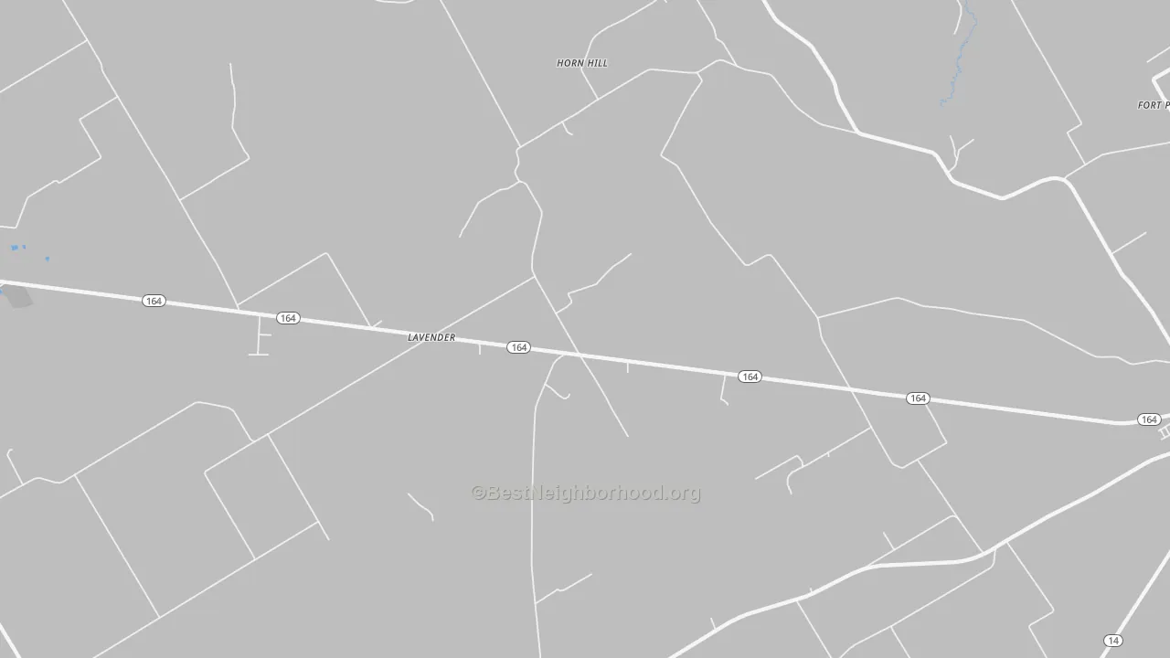 Transit Grade map of Horn Hill, TX