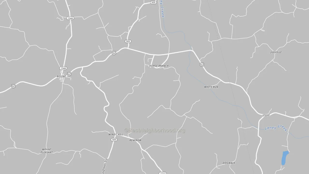Transit Grade map of Horse Branch, KY
