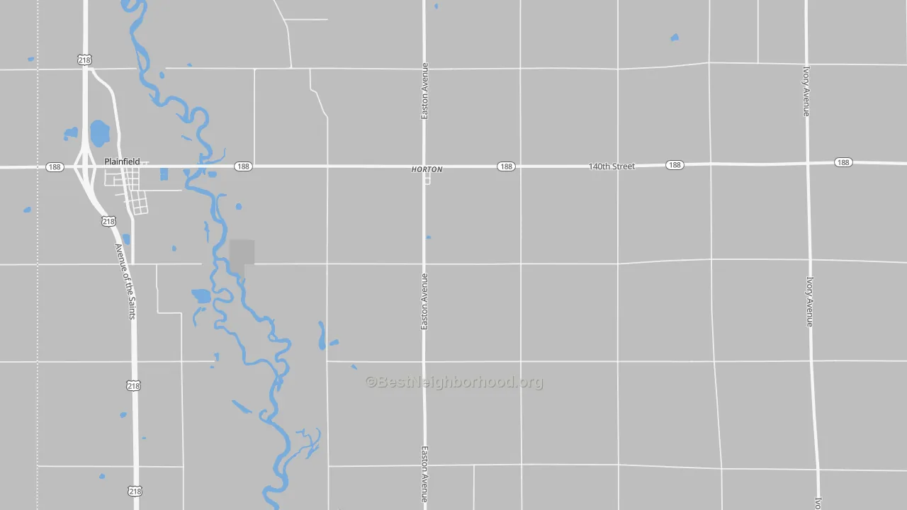 Transit Grade map of Horton, IA