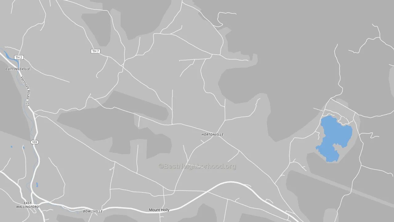 Transit Grade map of Hortonville, VT
