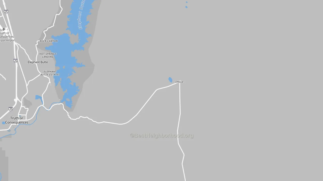 Transit Grade map of Hot Springs Landing, NM