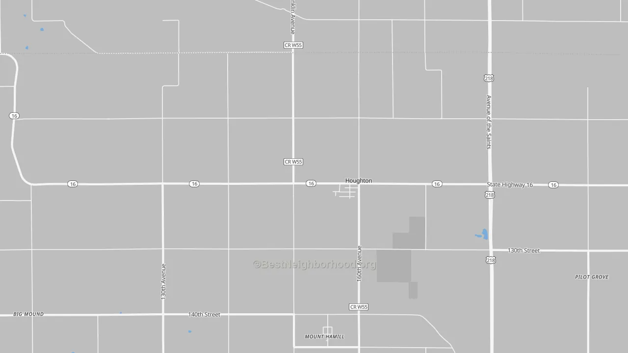 Transit Grade map of Houghton, IA