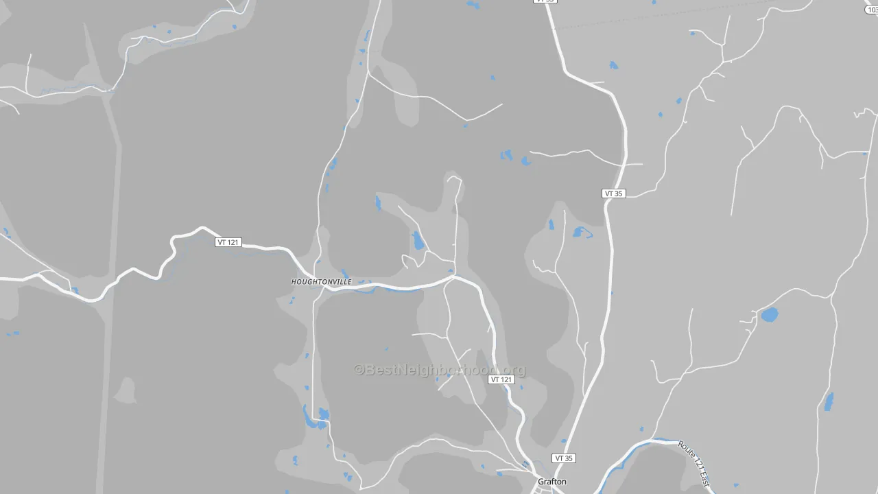Transit Grade map of Houghtonville, VT
