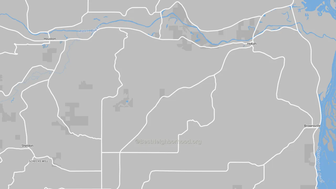 Transit Grade map of Houston County, MN