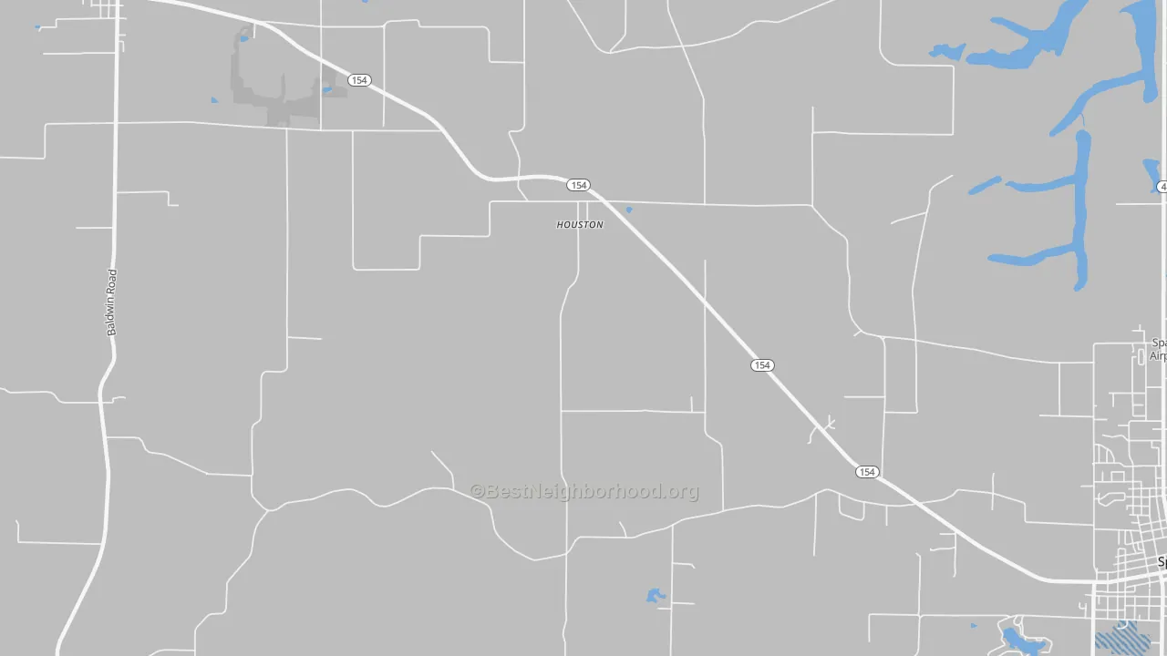 Transit Grade map of Houston, IL