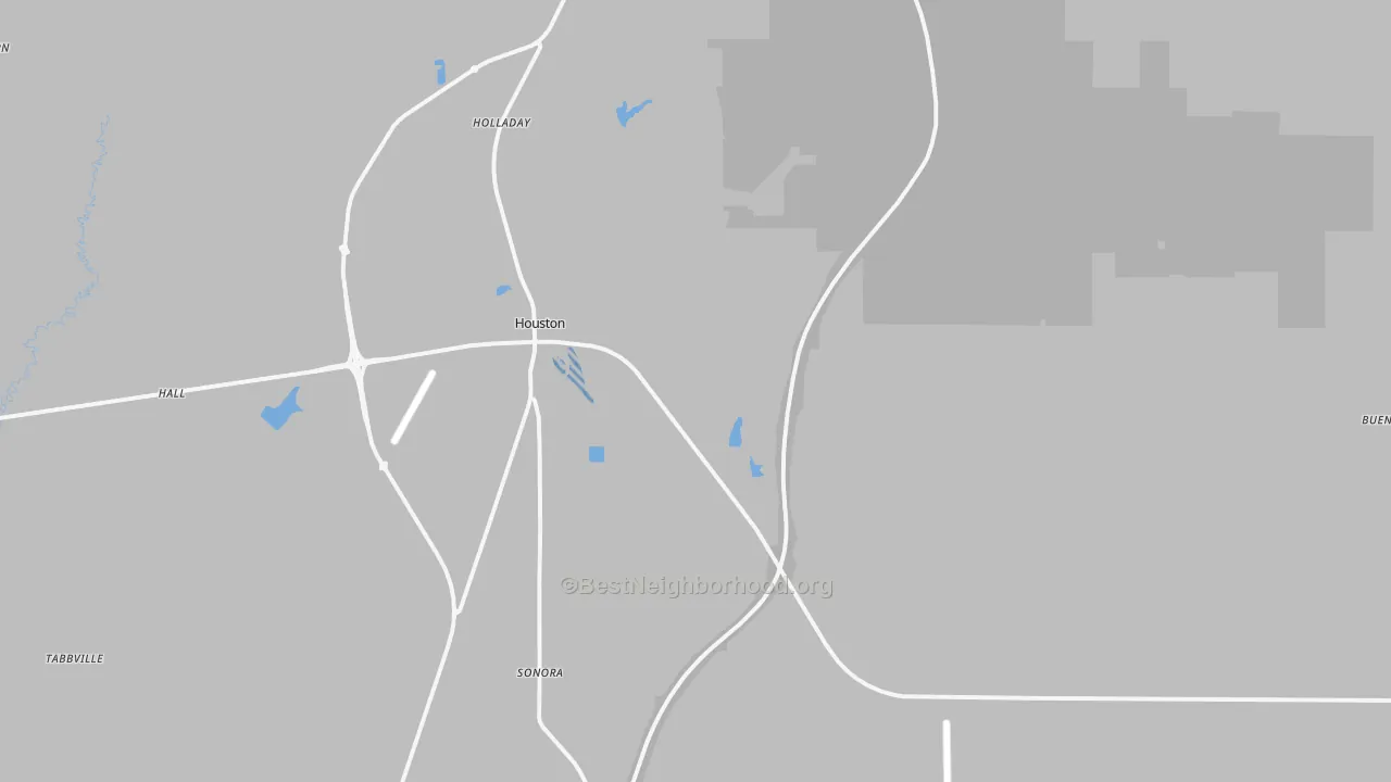 Transit Grade map of Houston, MS
