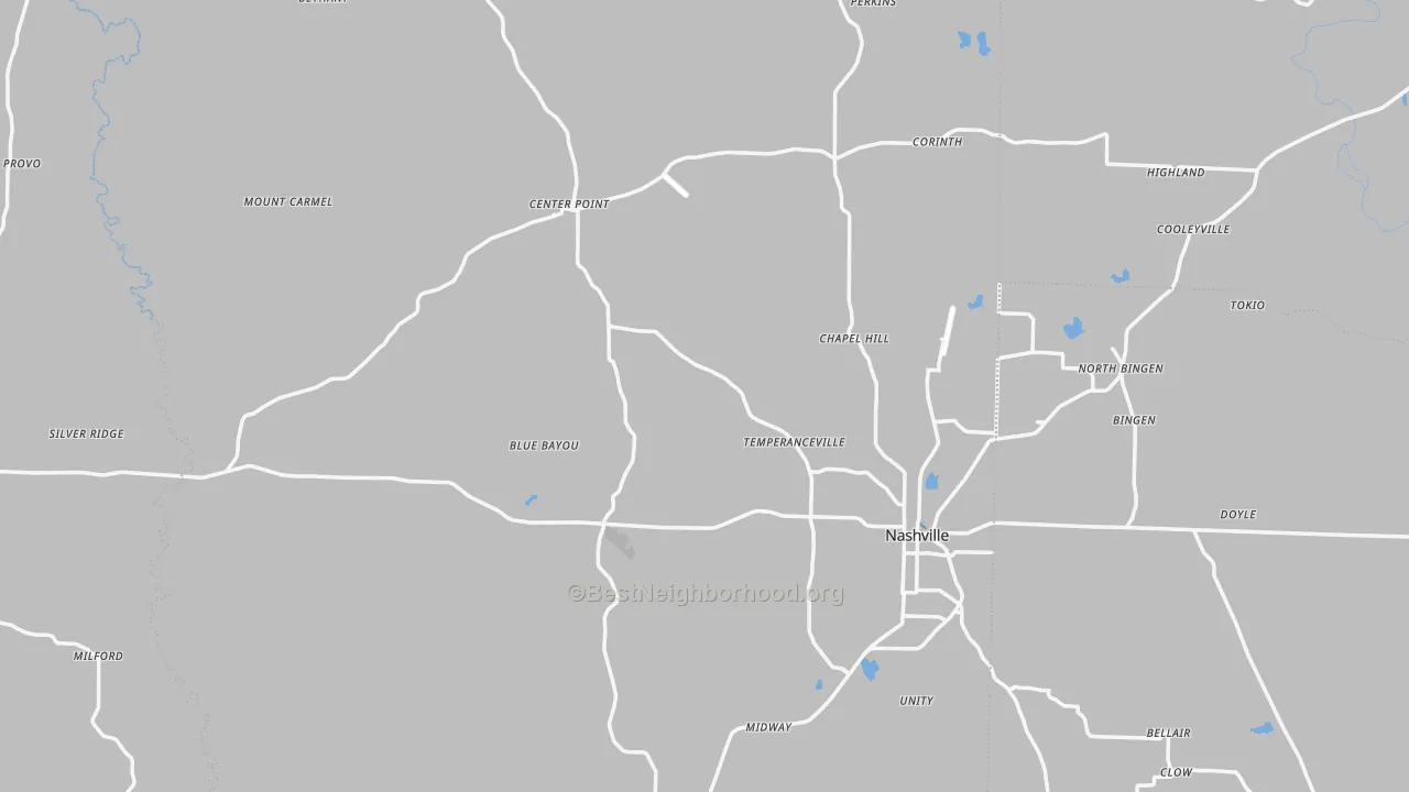 Transit Grade map of Howard County, AR
