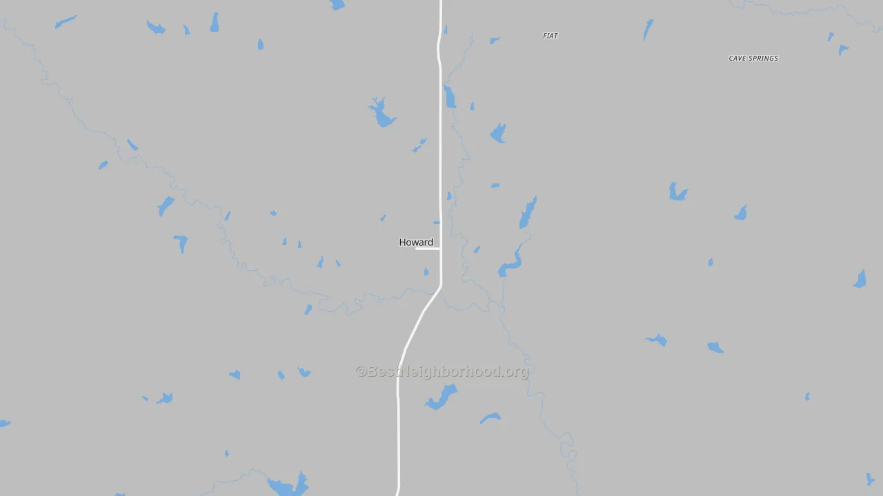 Transit Grade map of Howard, KS