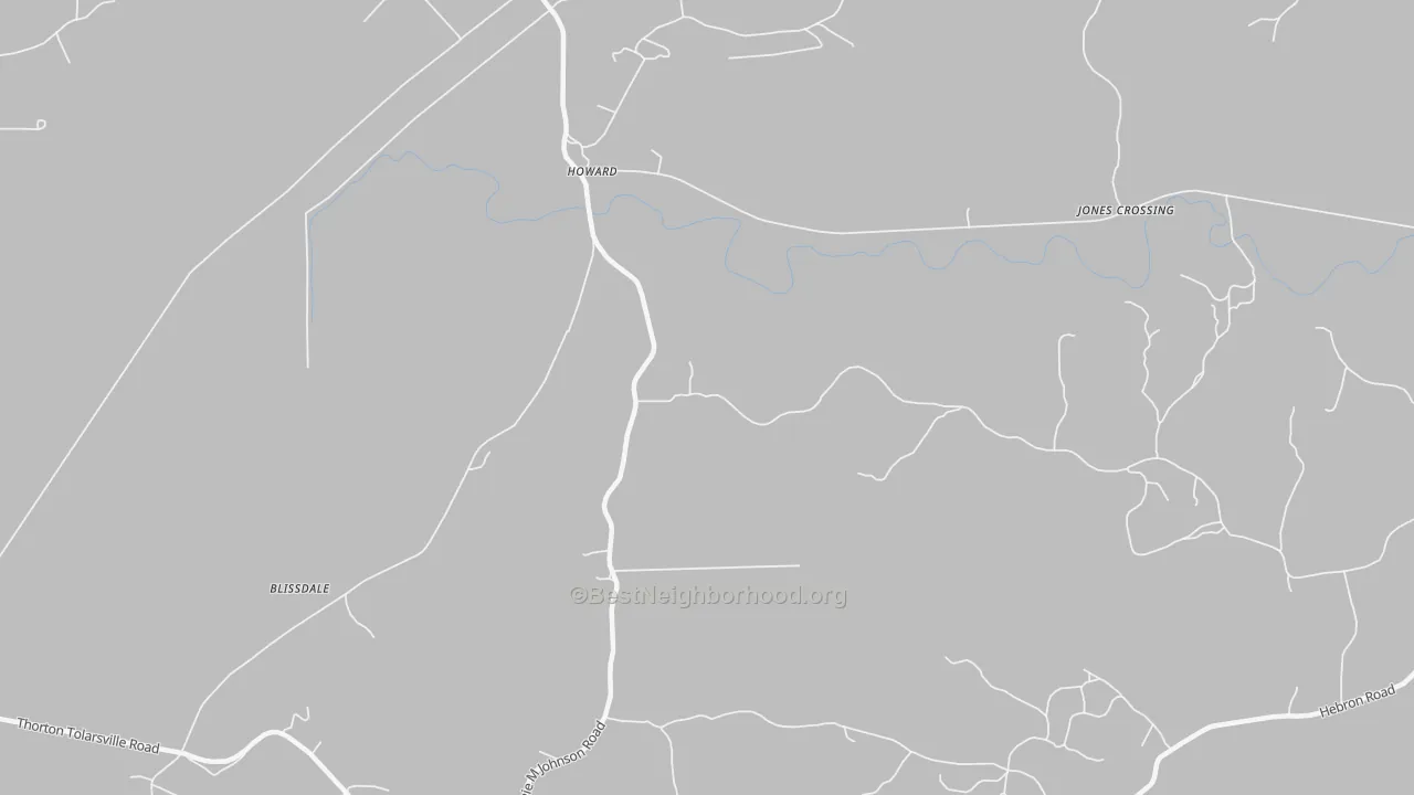 Transit Grade map of Howard, MS