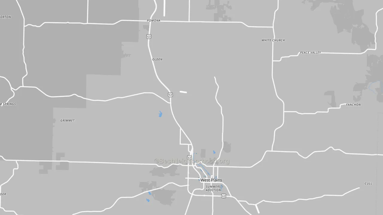 Transit Grade map of Howell County, MO