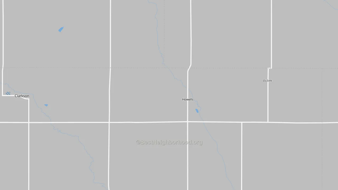 Transit Grade map of Howells, NE