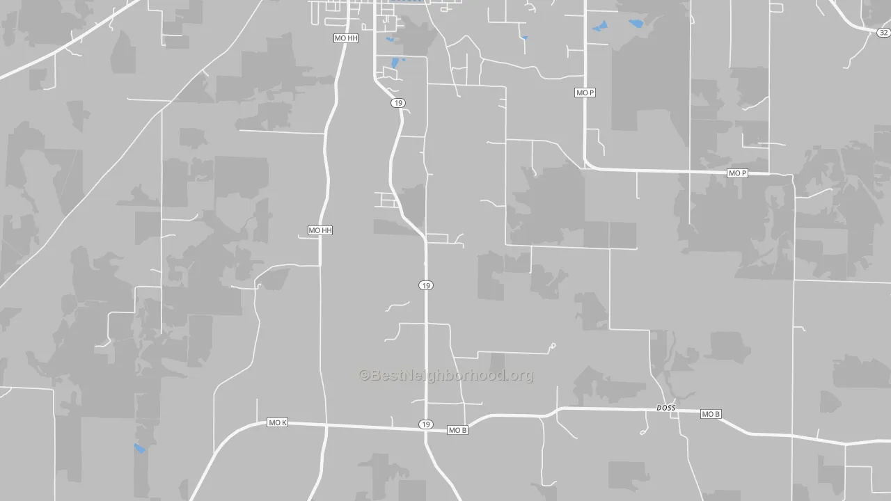 Transit Grade map of Howes Mill, MO