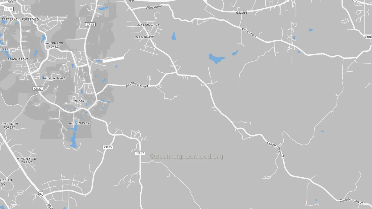 Transit Grade map of Howton, AL