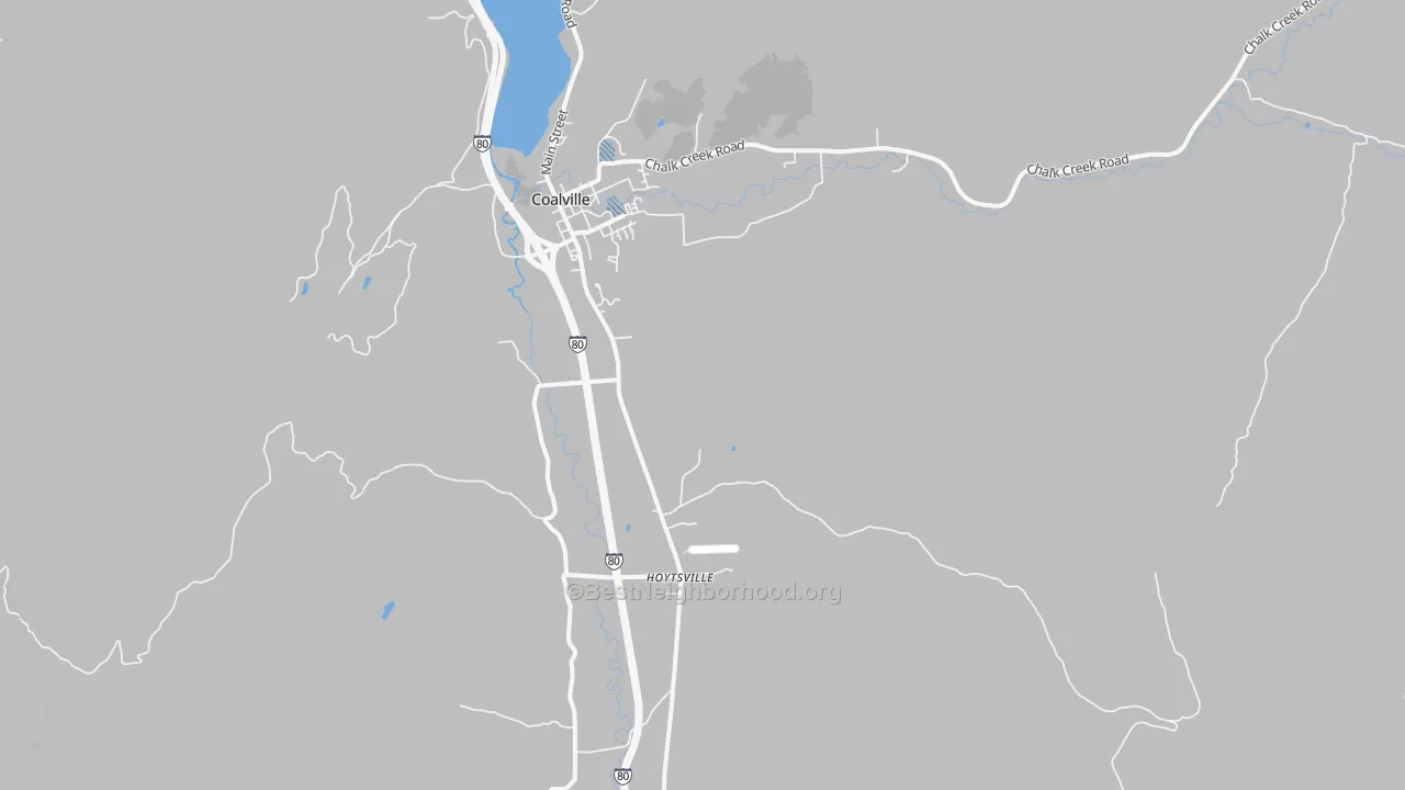 Transit Grade map of Hoytsville, UT