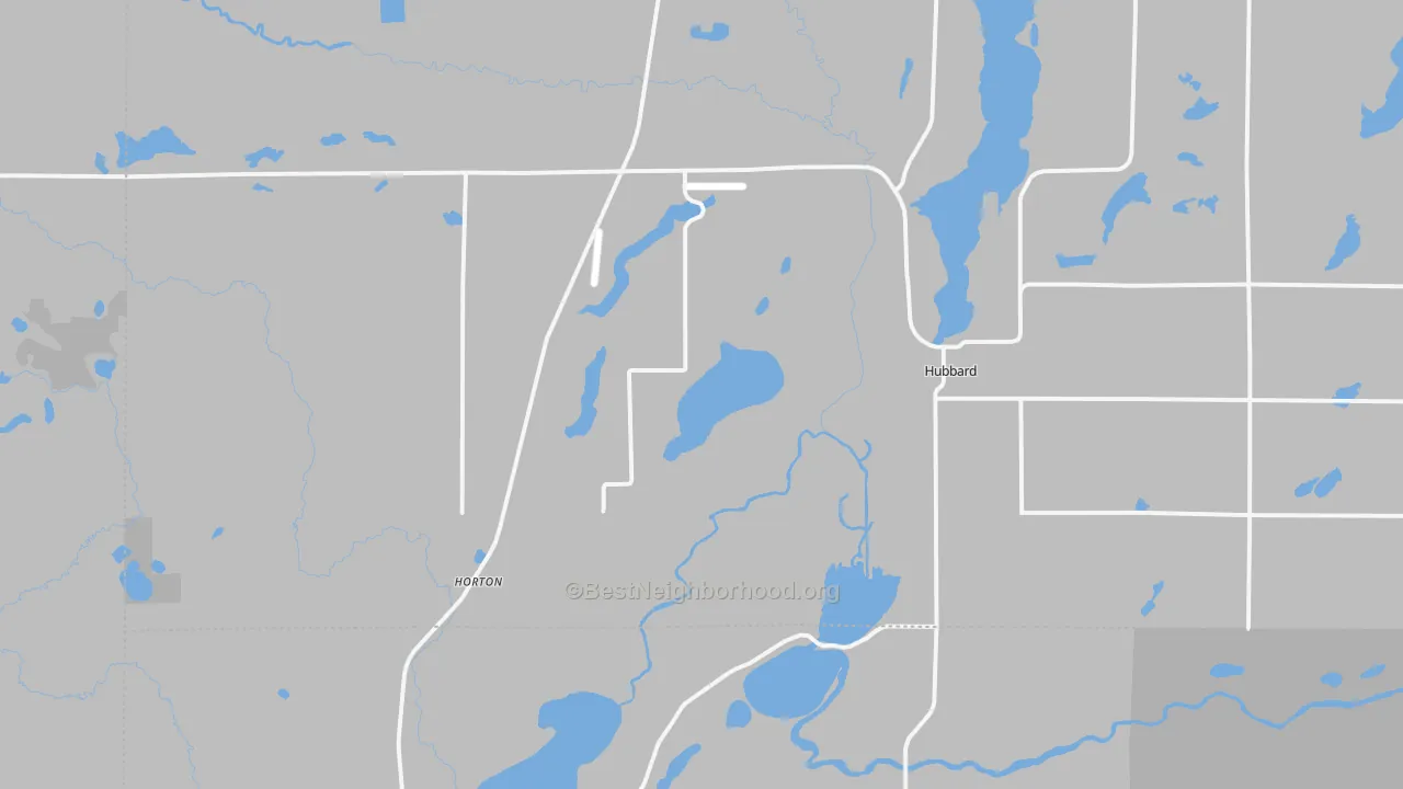 Transit Grade map of Hubbard, MN