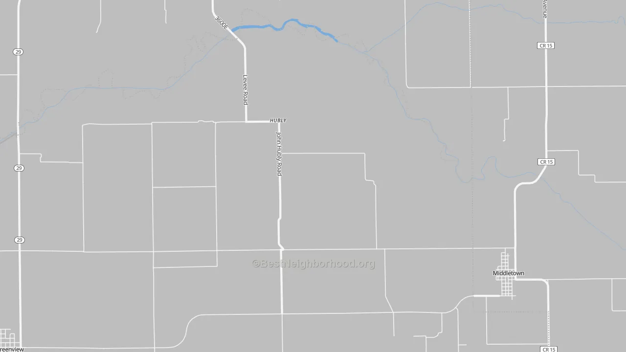 Transit Grade map of Hubly, IL