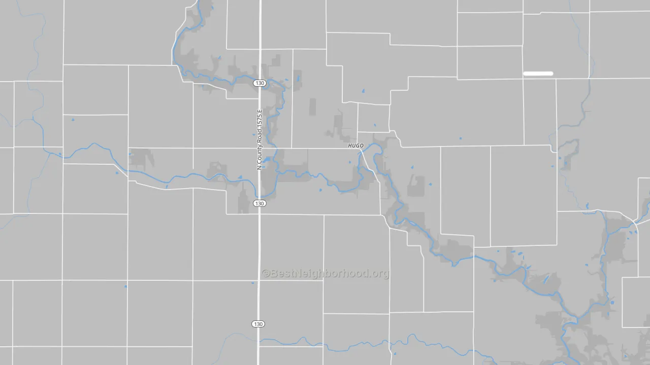 Transit Grade map of Hugo, IL