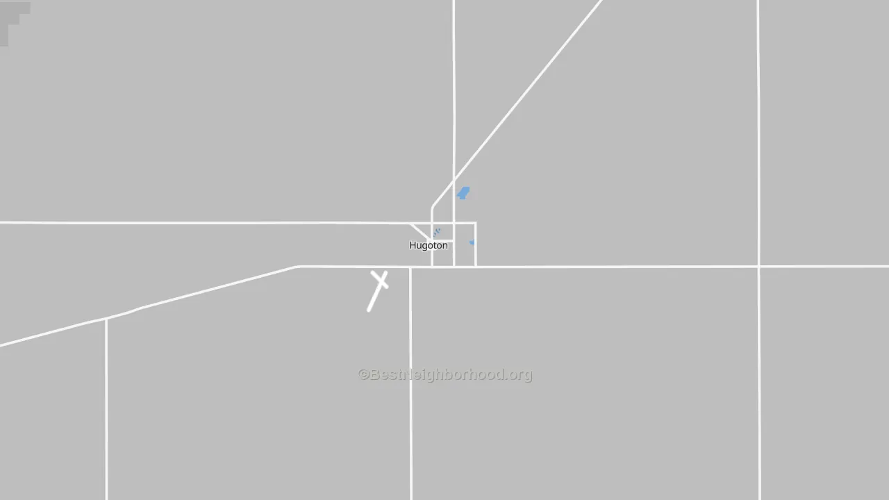 Transit Grade map of Hugoton, KS