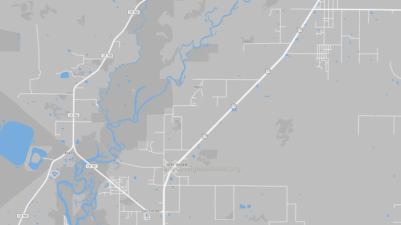 Transit Grade map of Hull, FL