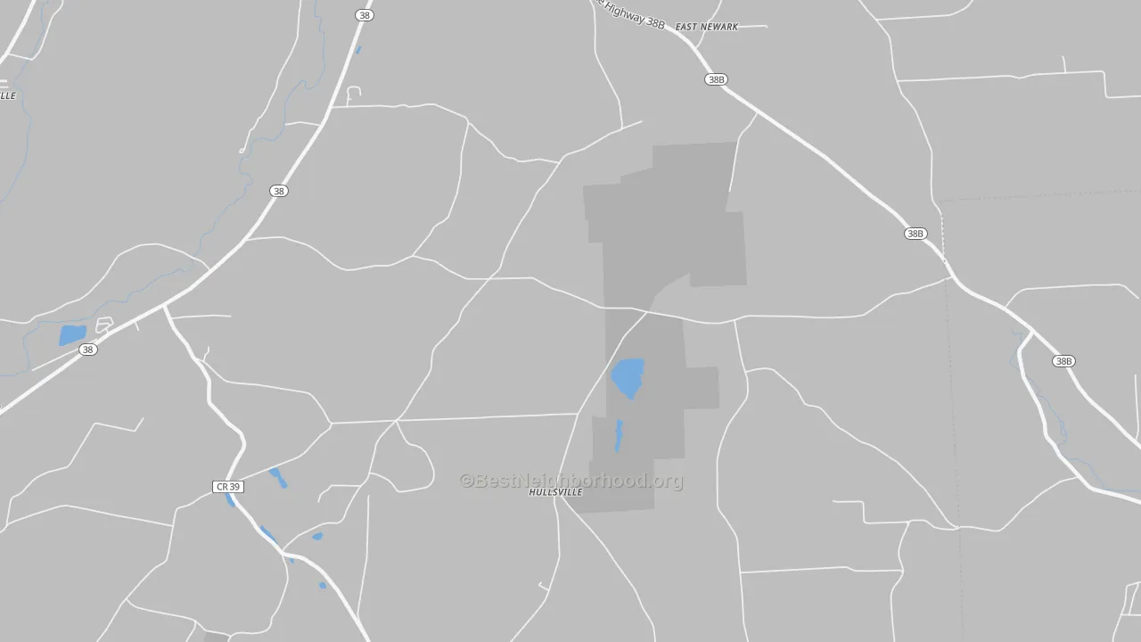 Transit Grade map of Hullsville, NY