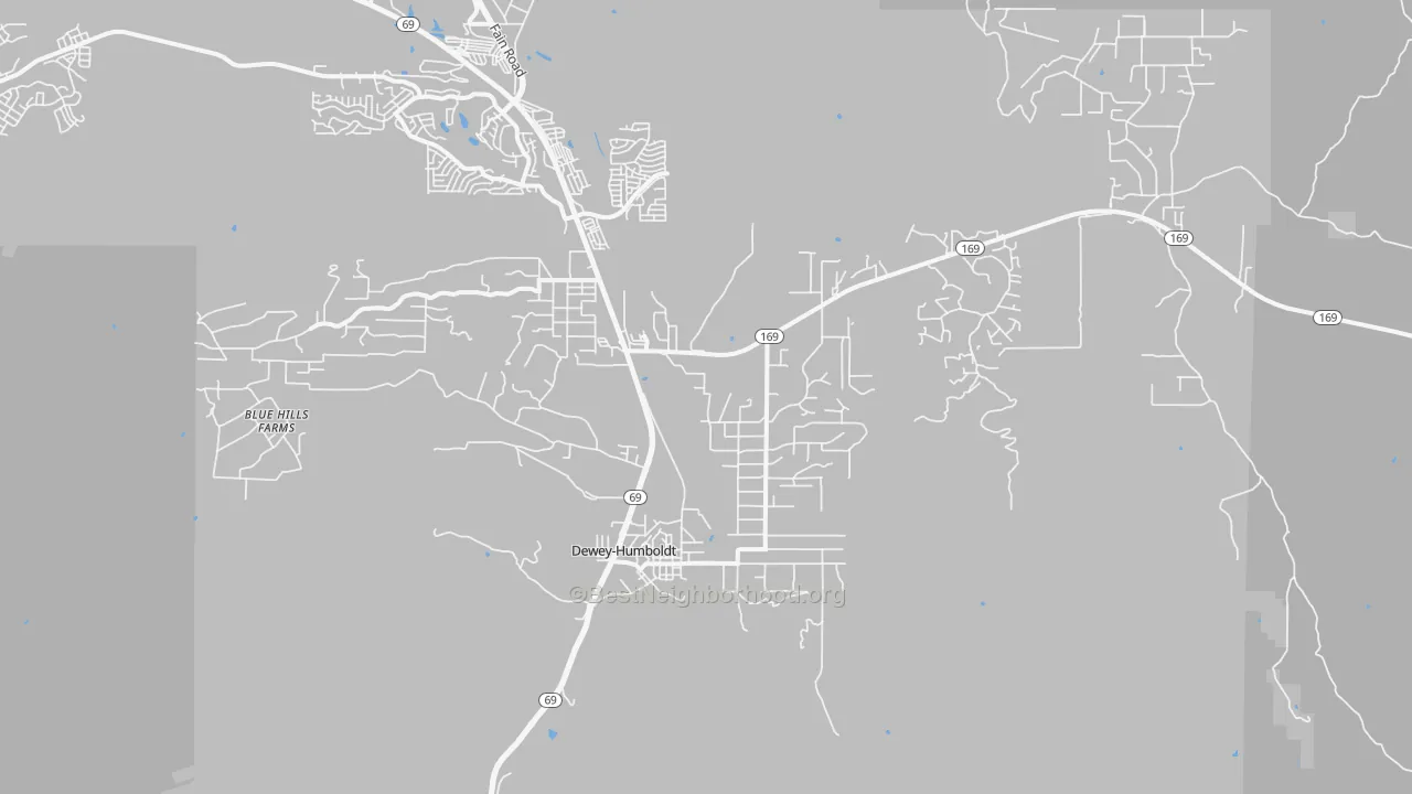 Transit Grade map of Humboldt, AZ
