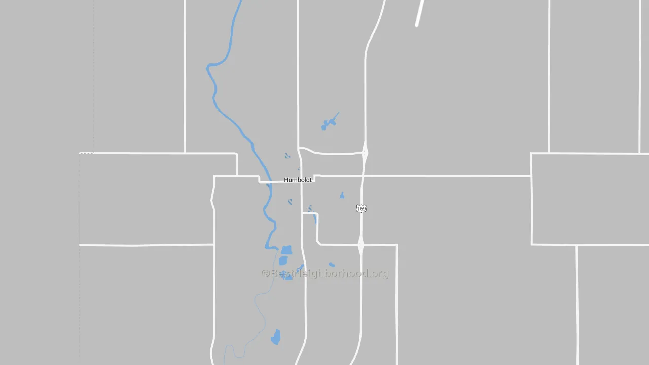 Transit Grade map of Humboldt, KS