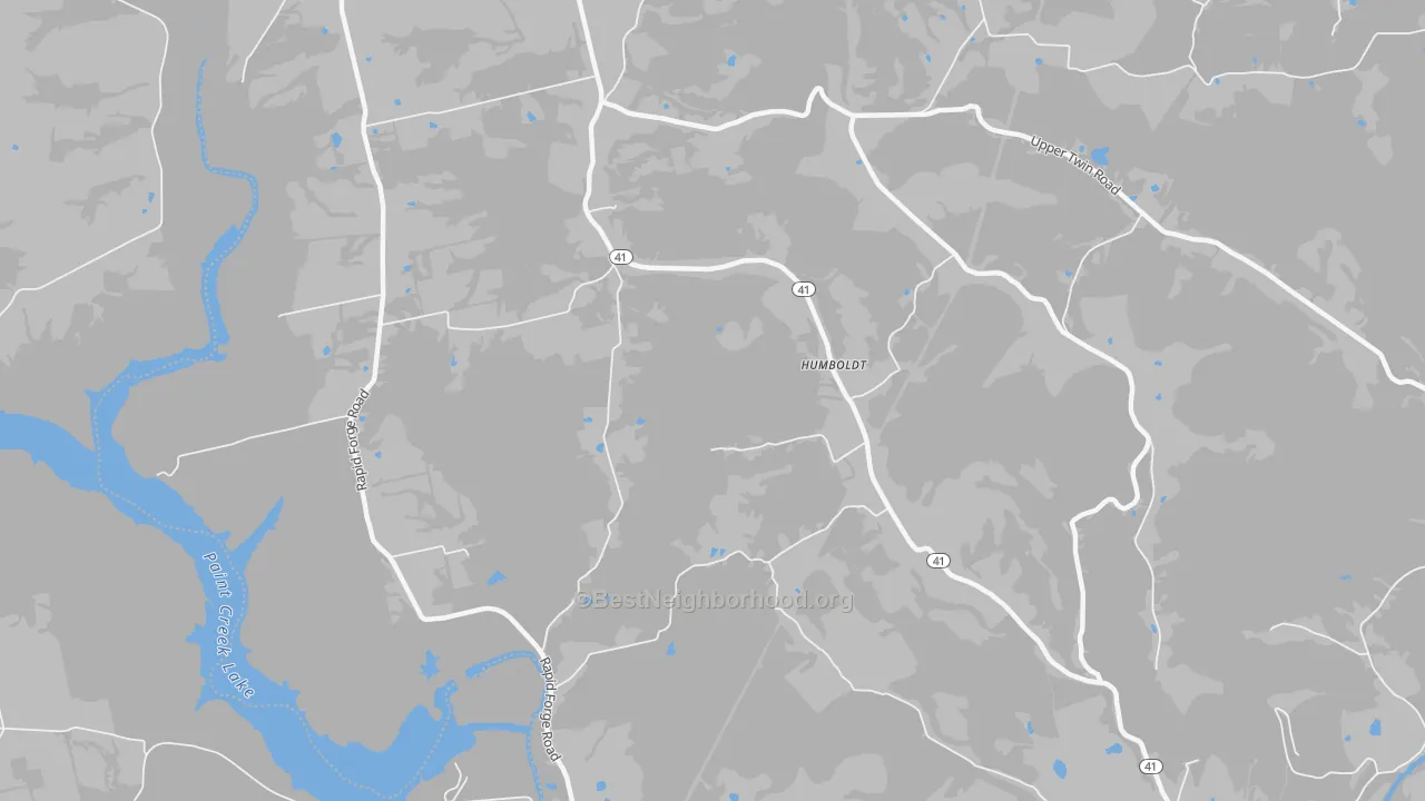 Transit Grade map of Humboldt, OH