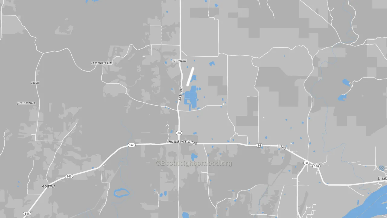 Transit Grade map of Humm Wye, IL