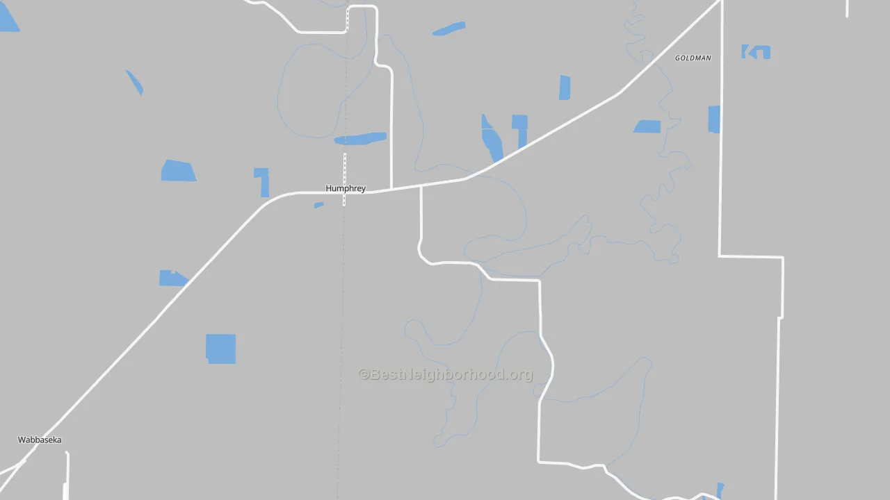 Transit Grade map of Humphrey, AR