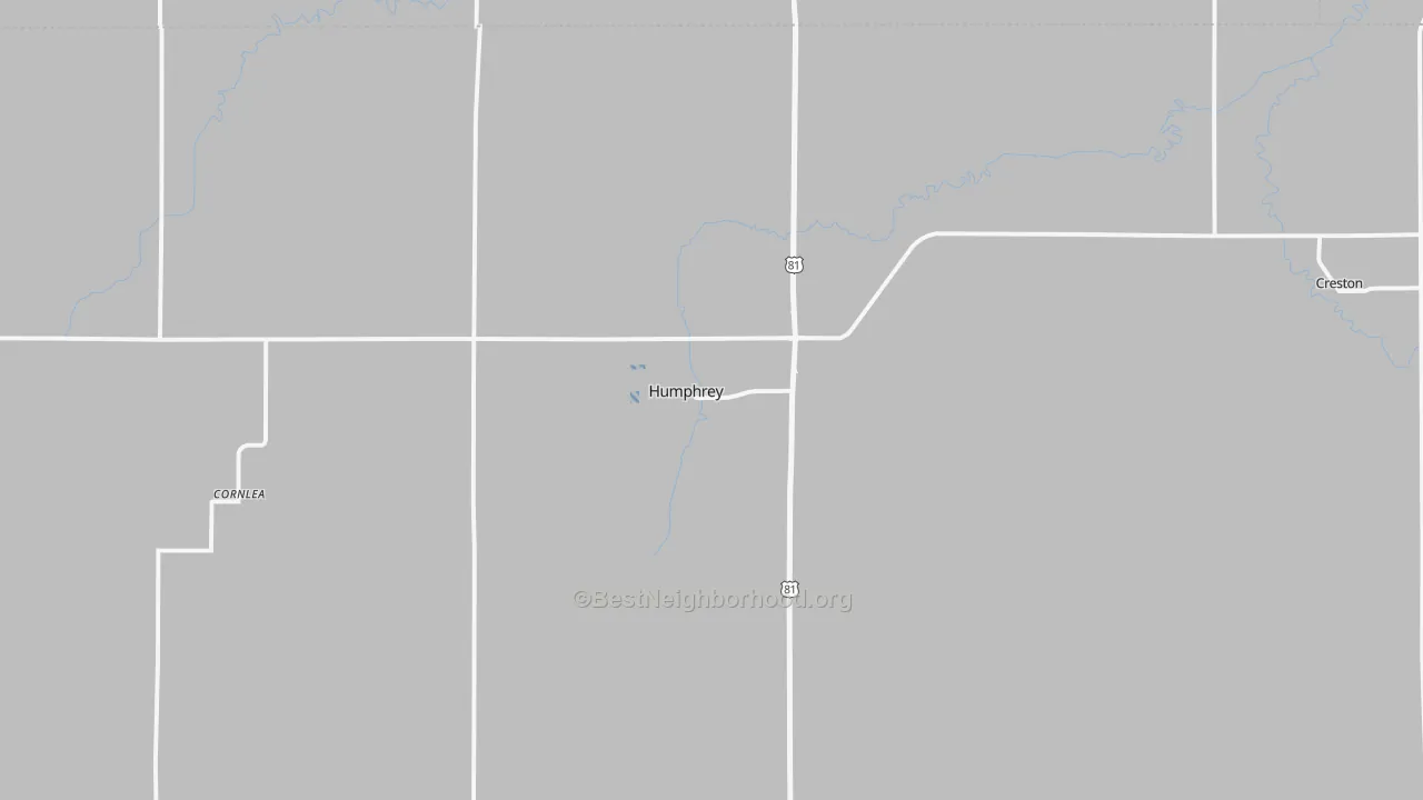 Transit Grade map of Humphrey, NE