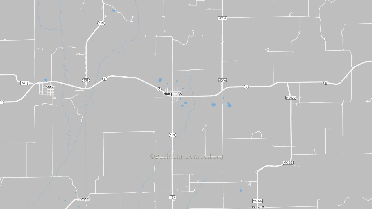 Transit Grade map of Humphreys, MO