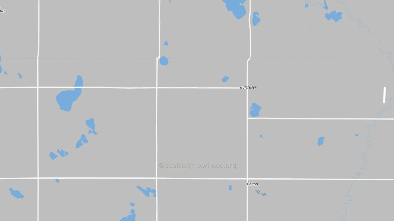 Transit Grade map of Huntimer, SD