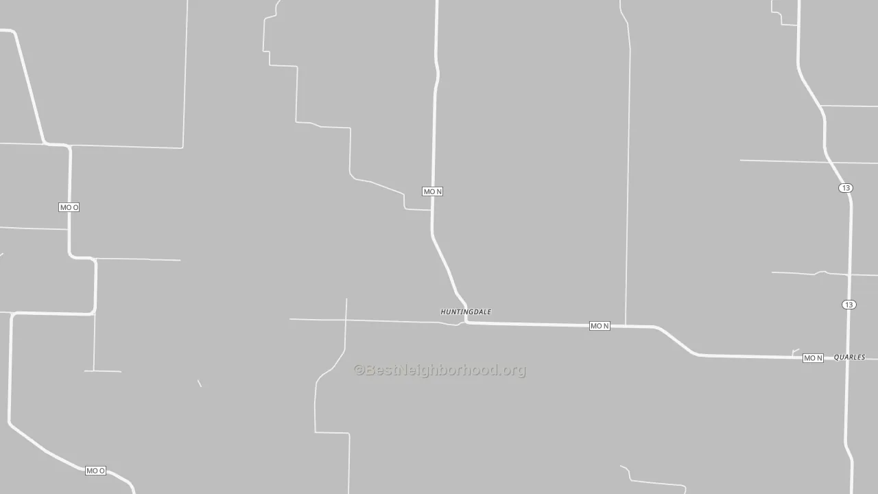 Transit Grade map of Huntingdale, MO