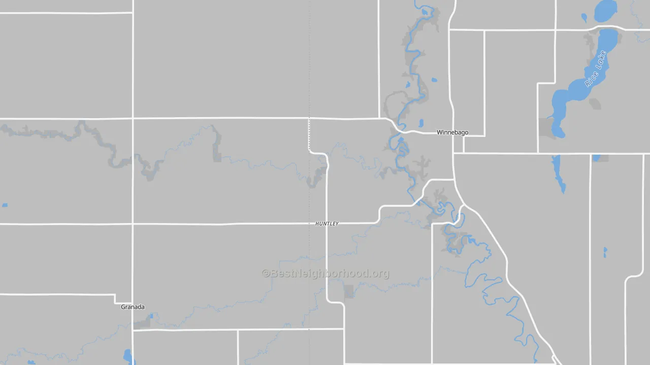 Transit Grade map of Huntley, MN