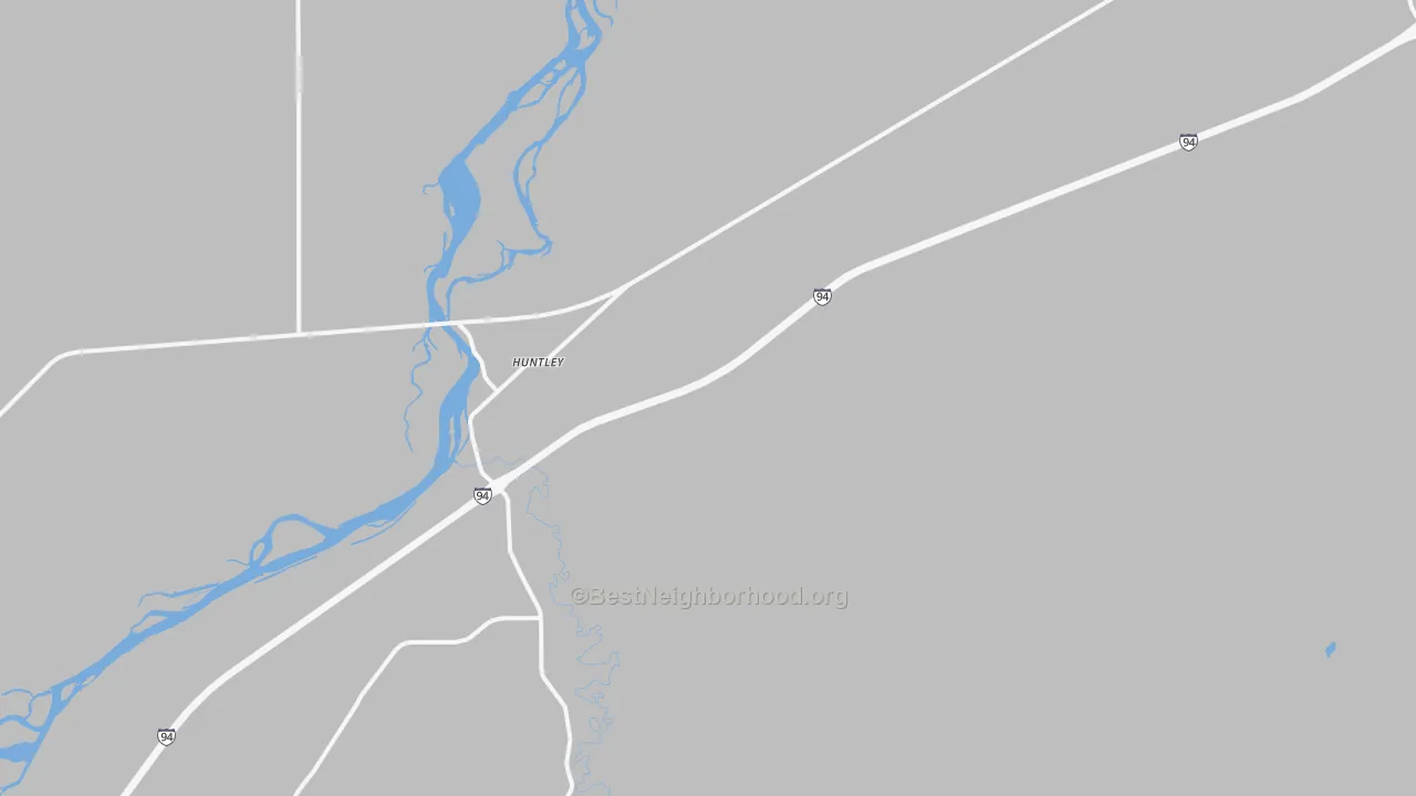 Transit Grade map of Huntley, MT